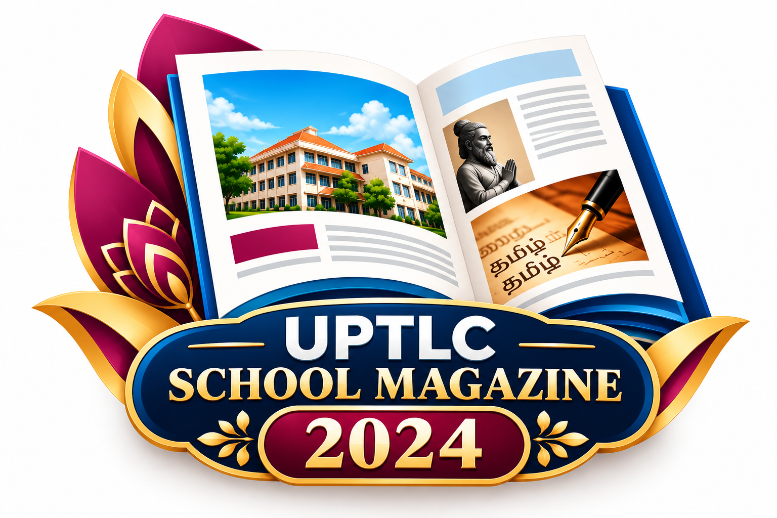 Cover Page of UPTLC School Magazine 2024